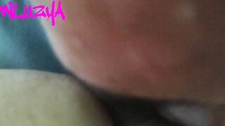 Last night the neighbor saw how I masturbated and sucked my pussy very well so I sucked his cock very good