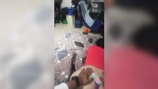 My stepcousin learning manners