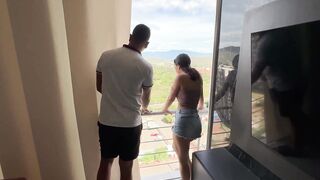 I invite my new neighbor to my apartment to fuck very hard until I fill her tight, delicious pussy with lots of milk. - 5 image