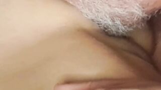 Licking juicy cocha and ends up in her tail