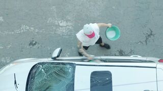 I fuck my MILF boss while her cuckold husband is on the second floor