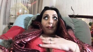 Preview- MilfyCalla - A hot pantyhose slut wants many presents from Santa-Down-jacket fetish - 224