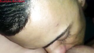 Sucking hot bbw's pussy