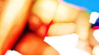 Married brunette fucking sideways with her cuckold lover