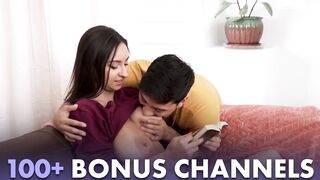 Canela Skin's Math Test Freeuse Blowjob: Stepson Gets Rewarded for Helping Latina Step Mom Study