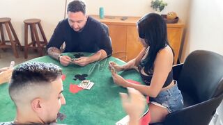 The card game ended up becoming a couple exchange.