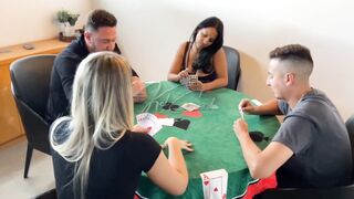 The card game ended up becoming a couple exchange.