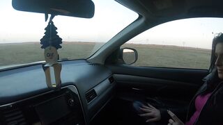 Blow-job in the Woods with My Husband Friend- Down-jacket Fetish 249