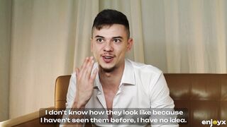 Amazing busty babes Sheila Ortega and Sara Retali fucked by a lucky stud