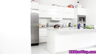 Latina teenager spunked