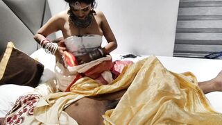 First Night of a newly married desi beautiful girl with addicted husband