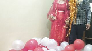 First night of a newly married Desi beautiful hot wife fucked by husband in hindi - 1 image