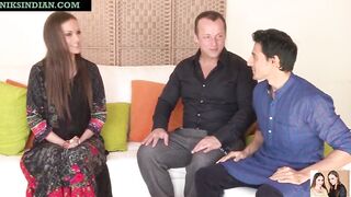 Man enjoys threesome anal sex with hot Desi bhabhi and wife - 3 image