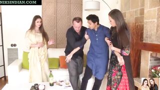 Man enjoys threesome anal sex with hot Desi bhabhi and wife - 9 image
