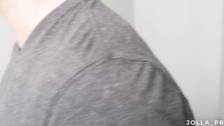 Unfaithful horny wife fucks her husband's employee