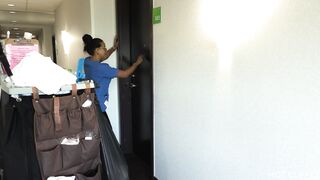 Slutty room service maid gets fucked by hotel guest - 2 image