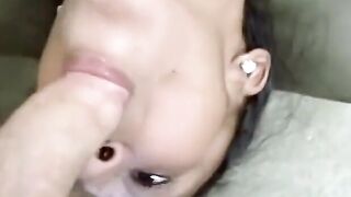 Leah Takes Buck All the Way Down Her Throat