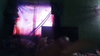 I masturbate while my stepfather's old man watches me and touches his cock