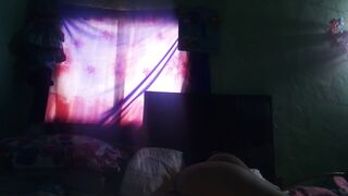 I masturbate while my stepfather's old man watches me and touches his cock