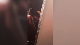 POV THROAT GOAT Girlfriend Deepthroat BBC Before BED SOUL SNATCH Blowjob in Mirror