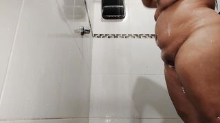Watching my busty Colombian stepmom bathe and touch herself at the same time is very exciting. - 2 image