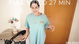 Self Finished with Milk on My Face, From Ass to My Stepdaughter's Dirty Mouth!!! I Swallowed a Lot of Cum!! - 8 image