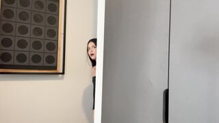 Hot Latina Girl Next Door Walks In On White Neighbor Masturbating Then Takes His Milk In Her Pussy - 2 image