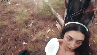 Natural Tits Latina Cinderela got filled at public park - Nati Roza