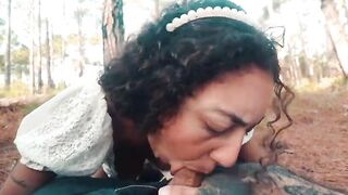 Natural Tits Latina Cinderela got filled at public park - Nati Roza