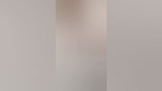 Old GILF granny gets dildoed & waxed while peeing in her hairy pussy