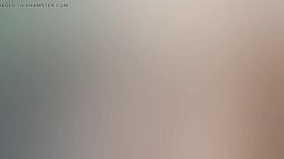 Hot blonde 18-year-old secretary with big boobs sucks boss's pussy for a promotion