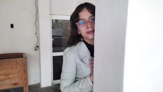 Latina Teen Reporter stripped and filmed in 4K