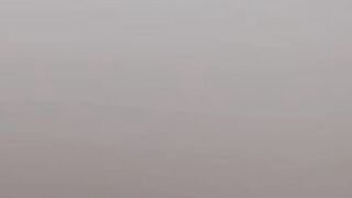 Latina babe with massive tits and a huge booty fucks in Spanish neighbors' room