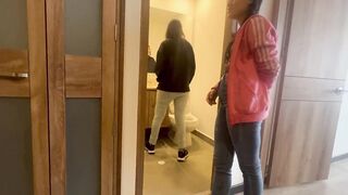Hot Colombian 18-Year-Old Pounded Hard in the Bathroom by Her Friend