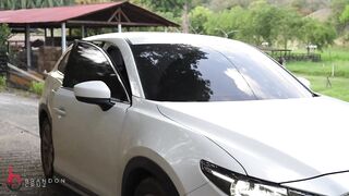 Horny blonde with big ass & beautiful Latina MILF gets her pussy stuffed by a stranger's BBC