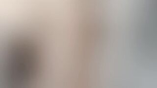 Horny brunette sister-in-law caught in the act in the kitchen!