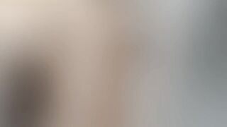 Horny brunette sister-in-law caught in the act in the kitchen!