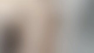 Horny brunette sister-in-law caught in the act in the kitchen!