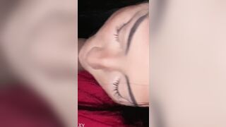 Watch this homemade Latina throat a big hard dick like a pro