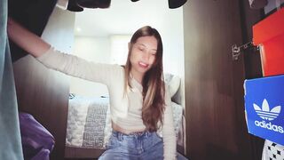 Cheating Wife gets tricked by stepbrother and his big booty Latina wife