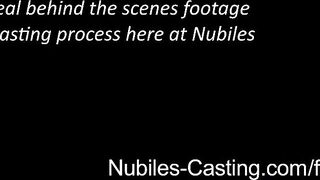 Can this petite Latina teen make it in porn? Watch her blow and suck in this CFNM casting video!