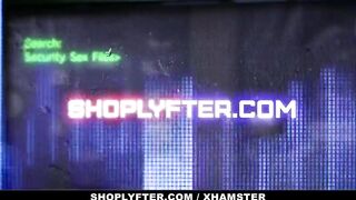 Latina teen thief caught on camera getting drilled by a huge cock