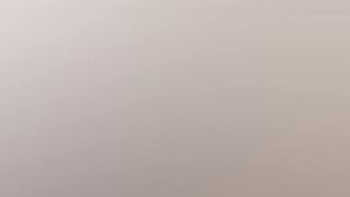 Chubby stepmom pleasures herself with a big dildo after watching TV