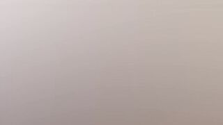 Chubby stepmom pleasures herself with a big dildo after watching TV