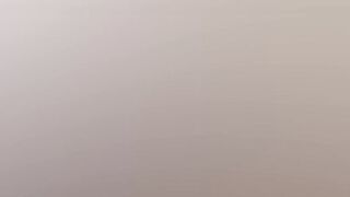 Chubby stepmom pleasures herself with a big dildo after watching TV