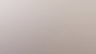 Chubby stepmom pleasures herself with a big dildo after watching TV