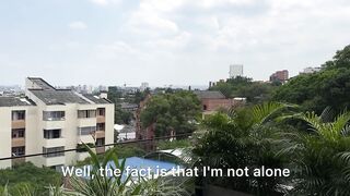 Hot blonde seduces her married neighbor & fucks him hard while her cuckold hubby is out!