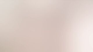 Stepdaughter gets caught in the act and eats her own cum in the kitchen