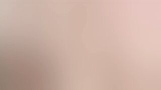 Stepdaughter gets caught in the act and eats her own cum in the kitchen