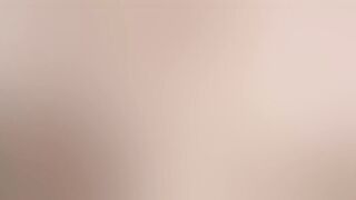 Stepdaughter gets caught in the act and eats her own cum in the kitchen